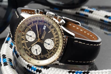 solid gold breitling navitimer|breitling navitimer price guide.